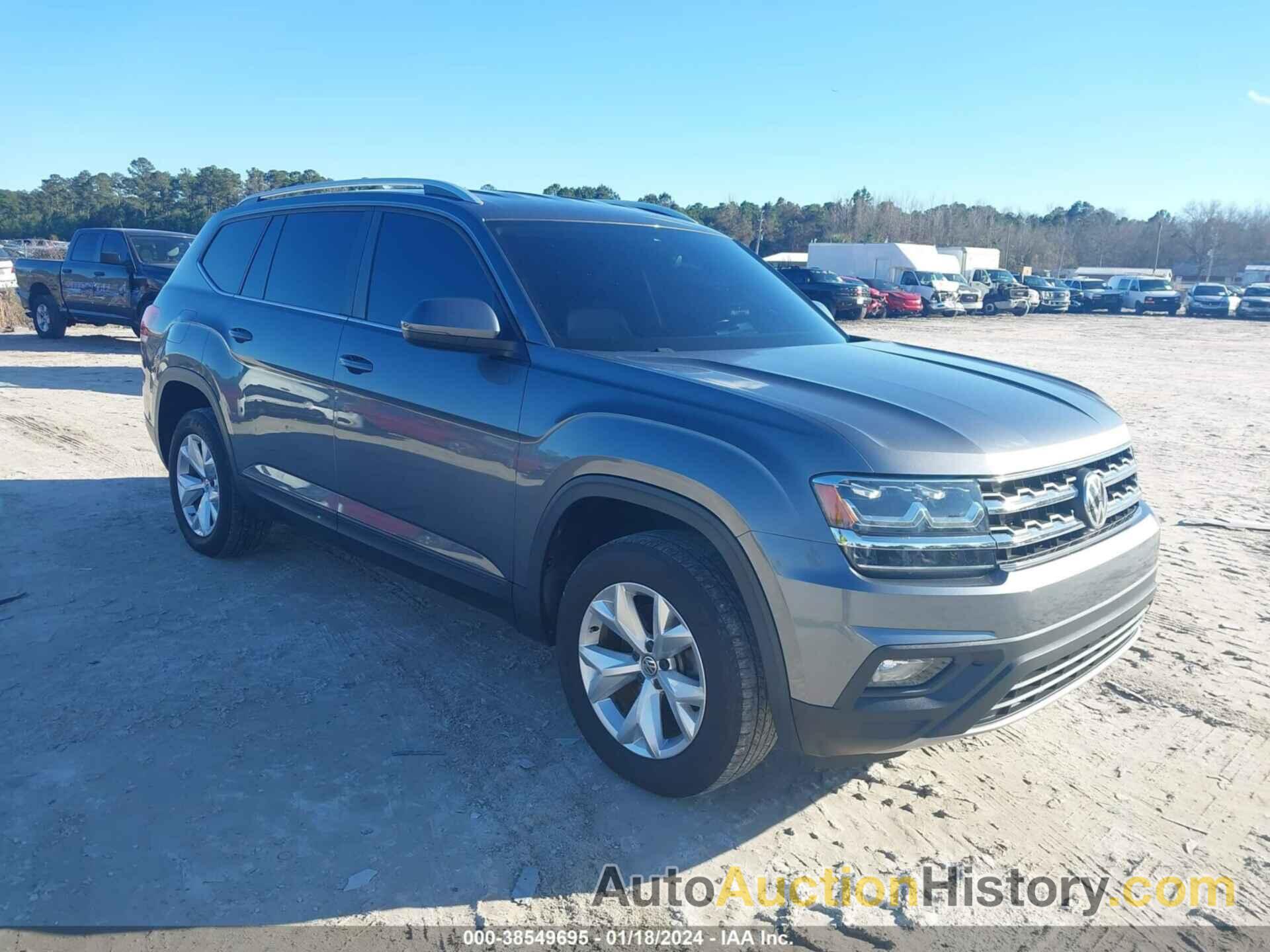 VOLKSWAGEN ATLAS 3.6L V6 SE/3.6L V6 SE W/TECHNOLOGY, 1V2LR2CA3JC542825