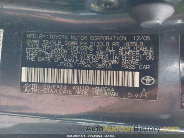 SCION TC, JTKDE177560108918