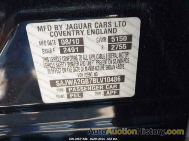 JAGUAR XJ XJL, SAJWA2GB7BLV10486