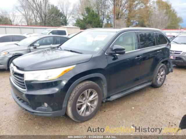 TOYOTA HIGHLANDER XLE V6, 5TDKKRFH4ES032264