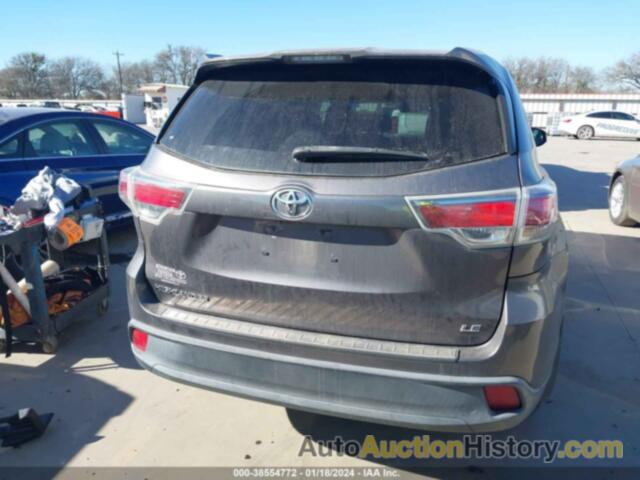 TOYOTA HIGHLANDER LE, 5TDZARFH4FS015824