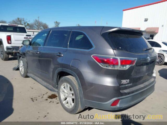 TOYOTA HIGHLANDER LE, 5TDZARFH4FS015824