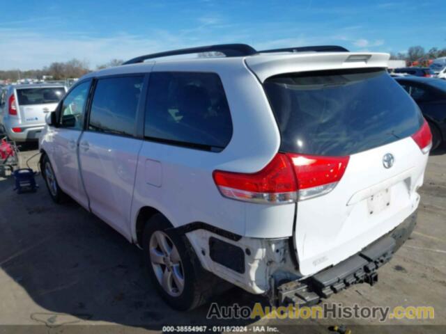 TOYOTA SIENNA LE V6 8 PASSENGER, 5TDKK3DC6CS264382