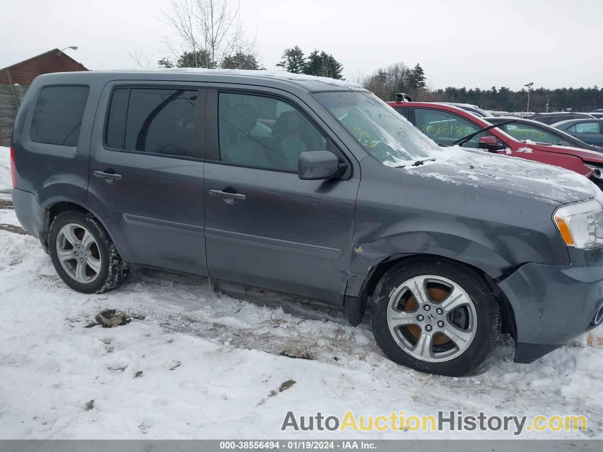 HONDA PILOT EX-L, 5FNYF4H54DB068690