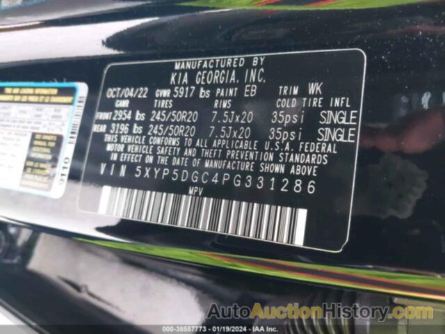 KIA TELLURIDE SX X-LINE, 5XYP5DGC4PG331286