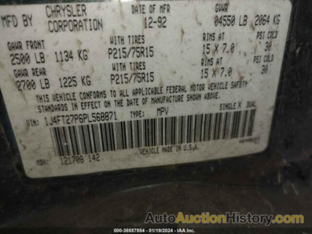 JEEP CHEROKEE, 1J4FT27P6PL568871