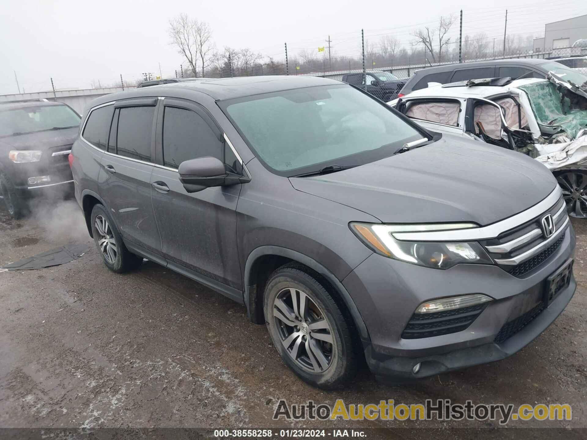 HONDA PILOT EX-L, 5FNYF5H57HB027501