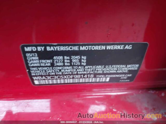 BMW 320 I XDRIVE, WBA3C3C5XDF981418