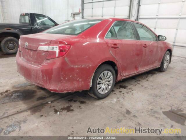 TOYOTA CAMRY LE, 4T4BF1FK4ER425275