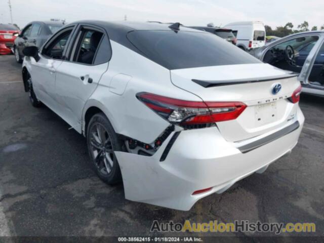 TOYOTA CAMRY XSE HYBRID, 4T1K31AK9PU048469