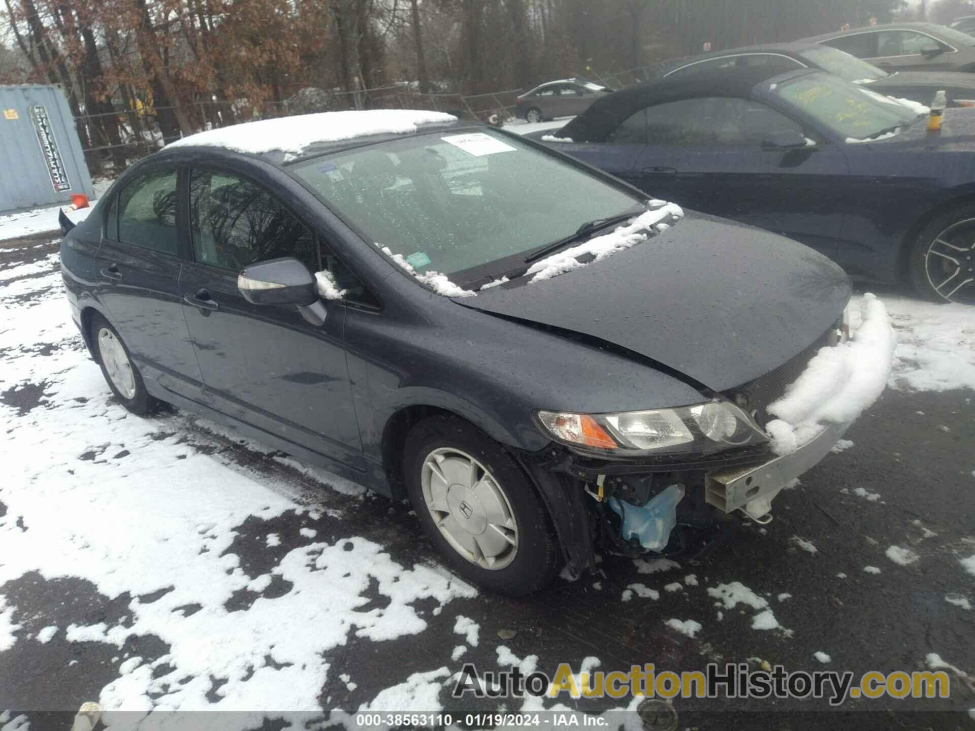 HONDA CIVIC HYBRID, JHMFA36299S008891