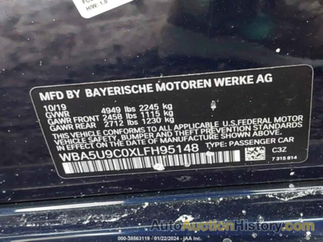 BMW 3 SERIES M340I XDRIVE, WBA5U9C0XLFH95148