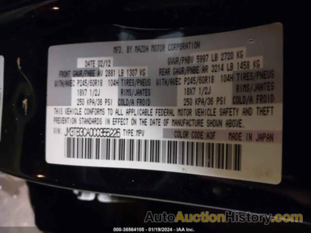 MAZDA CX-9 TOURING, JM3TB3CA0C0355226