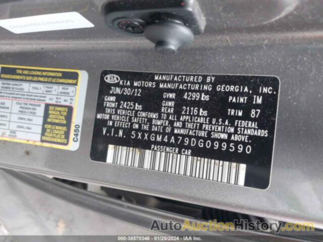 KIA OPTIMA LX, 5XXGM4A79DG099590