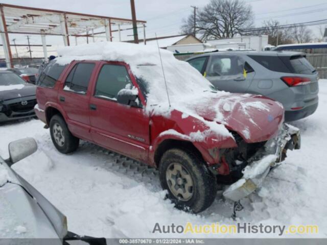 CHEVROLET BLAZER LS, 1GNDT13W42K234476