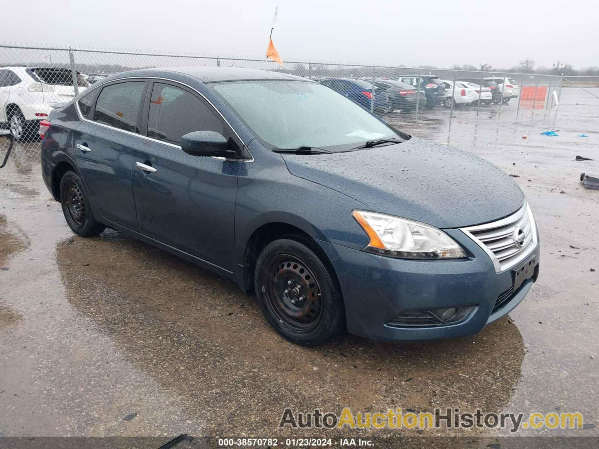 NISSAN SENTRA S, 3N1AB7AP5DL727567