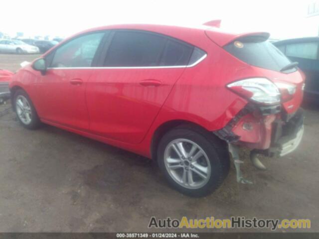 CHEVROLET CRUZE LT AUTO, 3G1BE6SM5JS563321