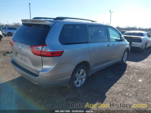 TOYOTA SIENNA LE 7 PASSENGER, 5TDJZ3DC6HS185759