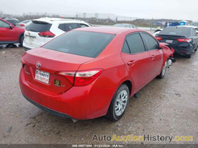 TOYOTA COROLLA LE, 5YFBURHE6KP883645