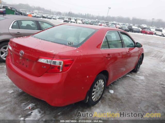 TOYOTA CAMRY LE, 4T4BF1FK7CR171851