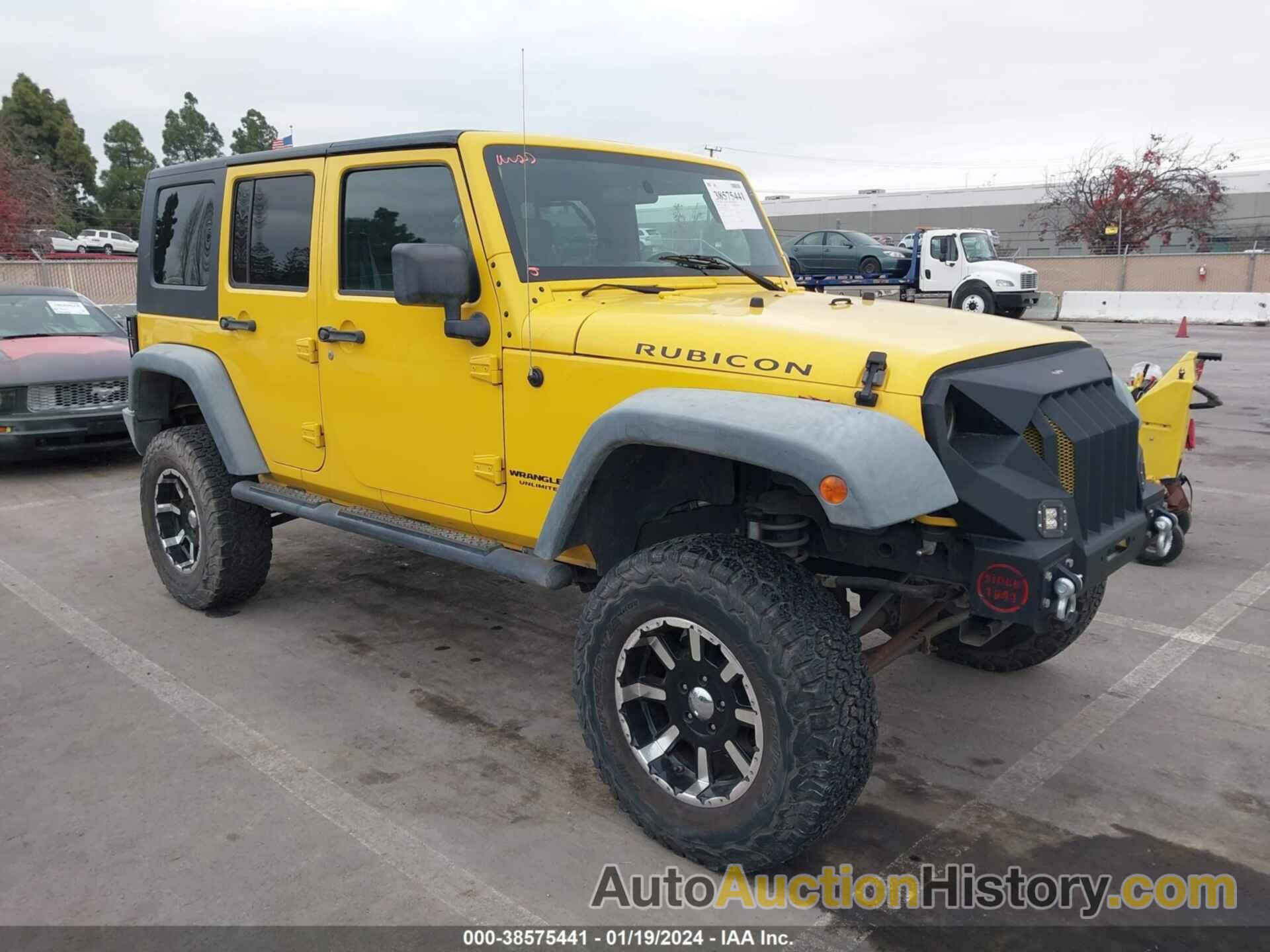 JEEP WRANGLER UNLIMITED RUBICON, 1J8GA69158L501320