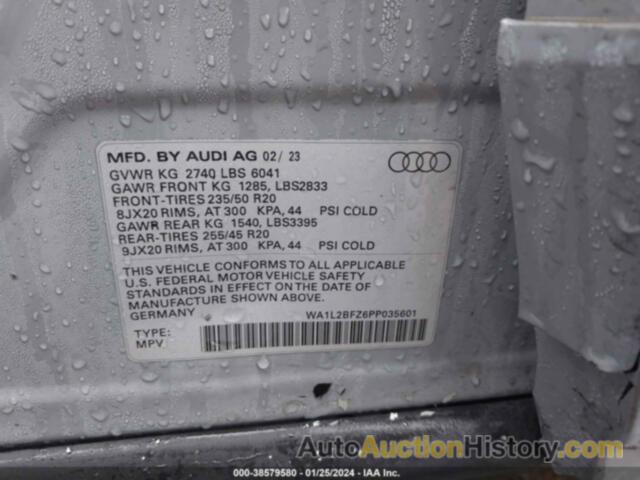 AUDI Q4 E-TRON PREMIUM PLUS, WA1L2BFZ6PP035601