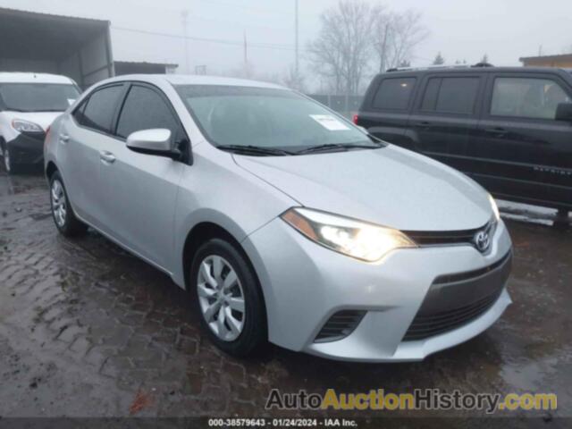 TOYOTA COROLLA LE, 2T1BURHE6GC557898