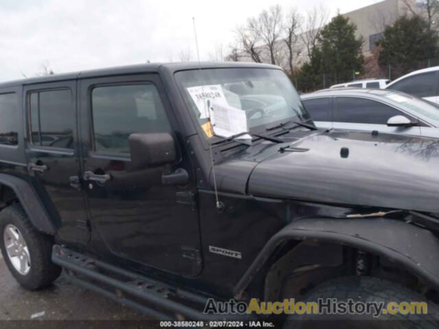 JEEP WRANGLER UNLIMITED SPORT, 1C4BJWDG2CL201109