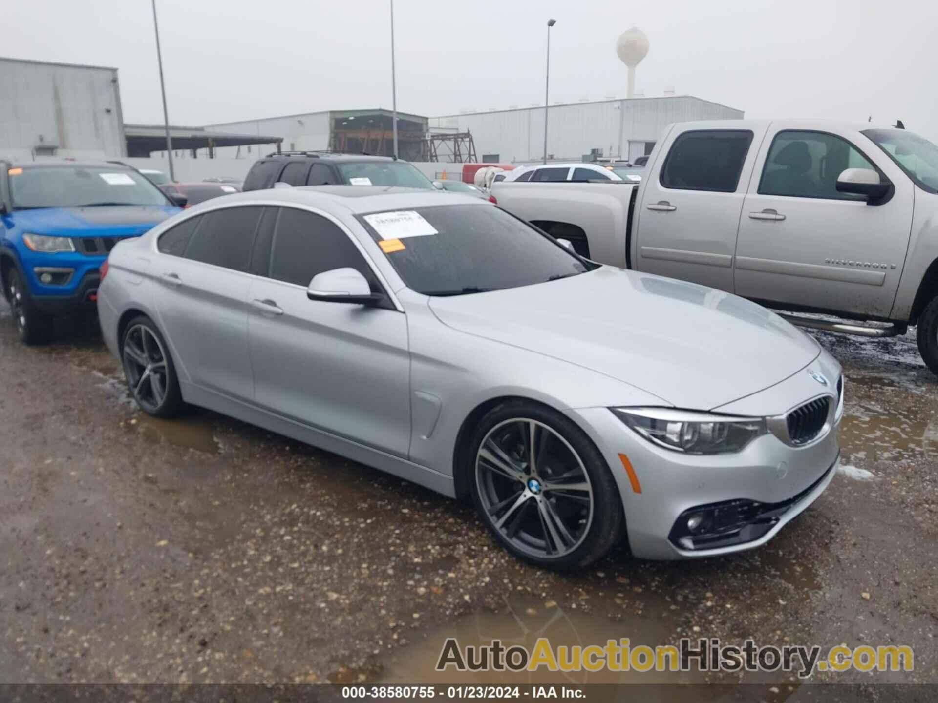 BMW 430I GRAN COUPE, WBA4J1C51KBM18728