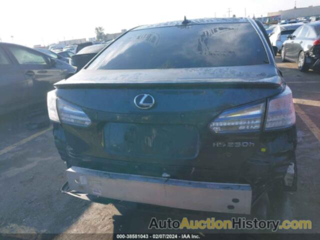 LEXUS HS 250H, JTHBB1BA5B2044094