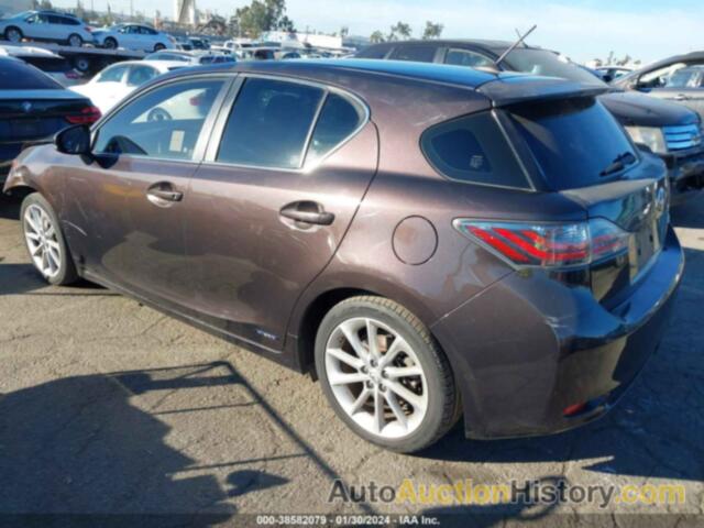 LEXUS CT 200H, JTHKD5BH3D2123538