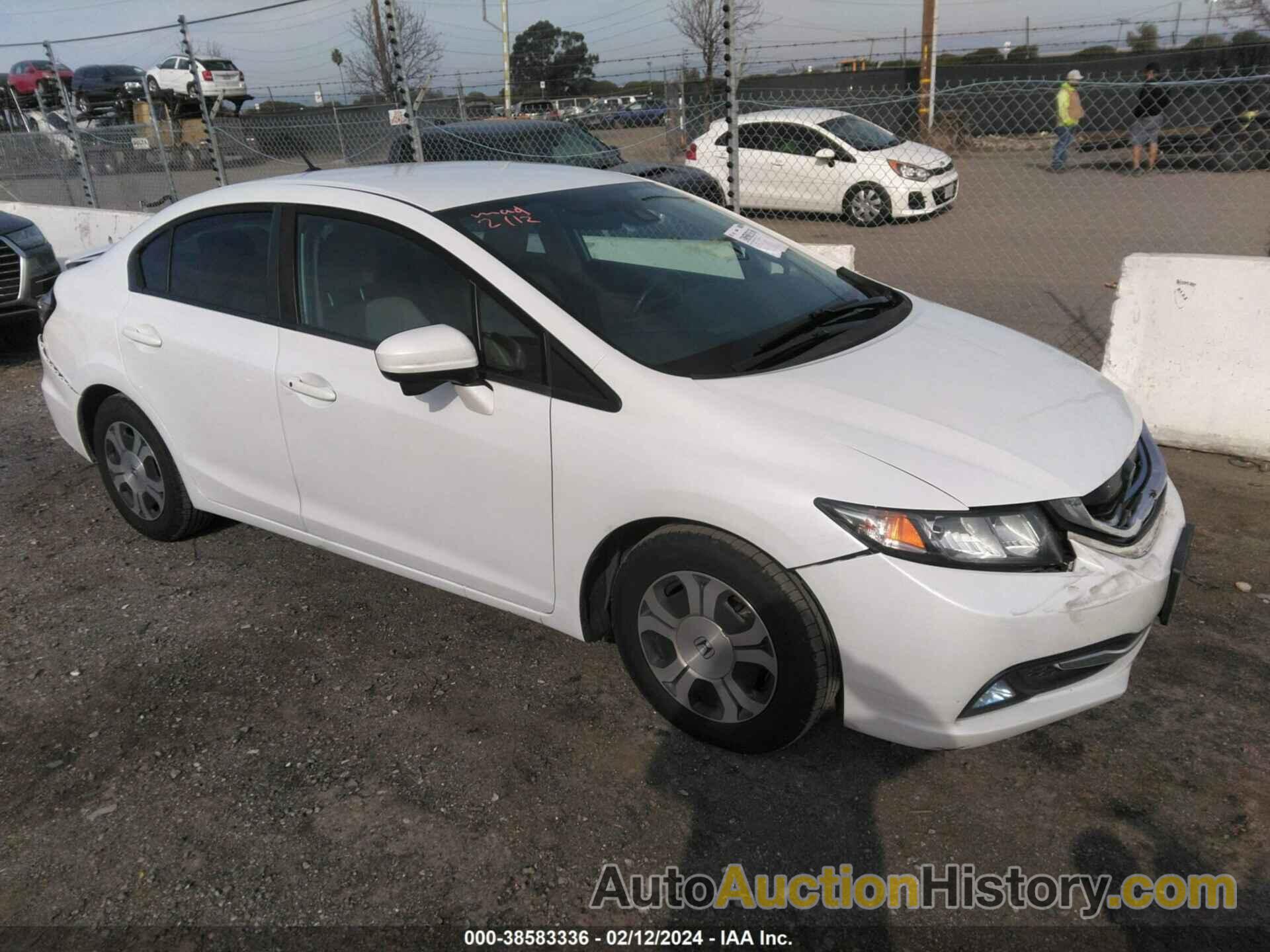 HONDA CIVIC HYBRID, 19XFB4F38EE200748