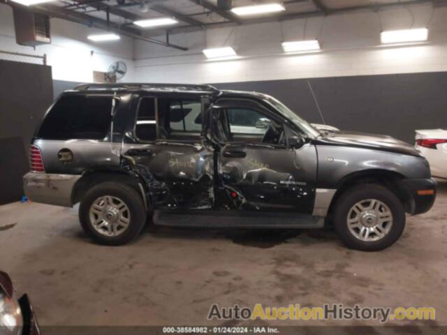 MERCURY MOUNTAINEER, 4M2ZU86W12ZJ35812