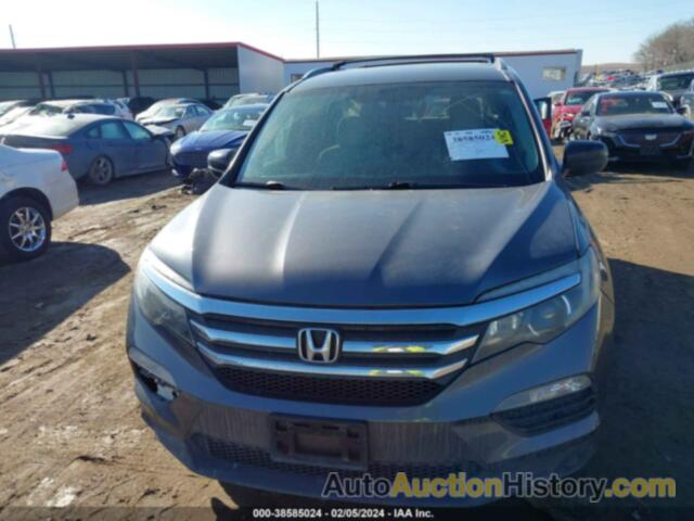 HONDA PILOT LX, 5FNYF6H11JB033724