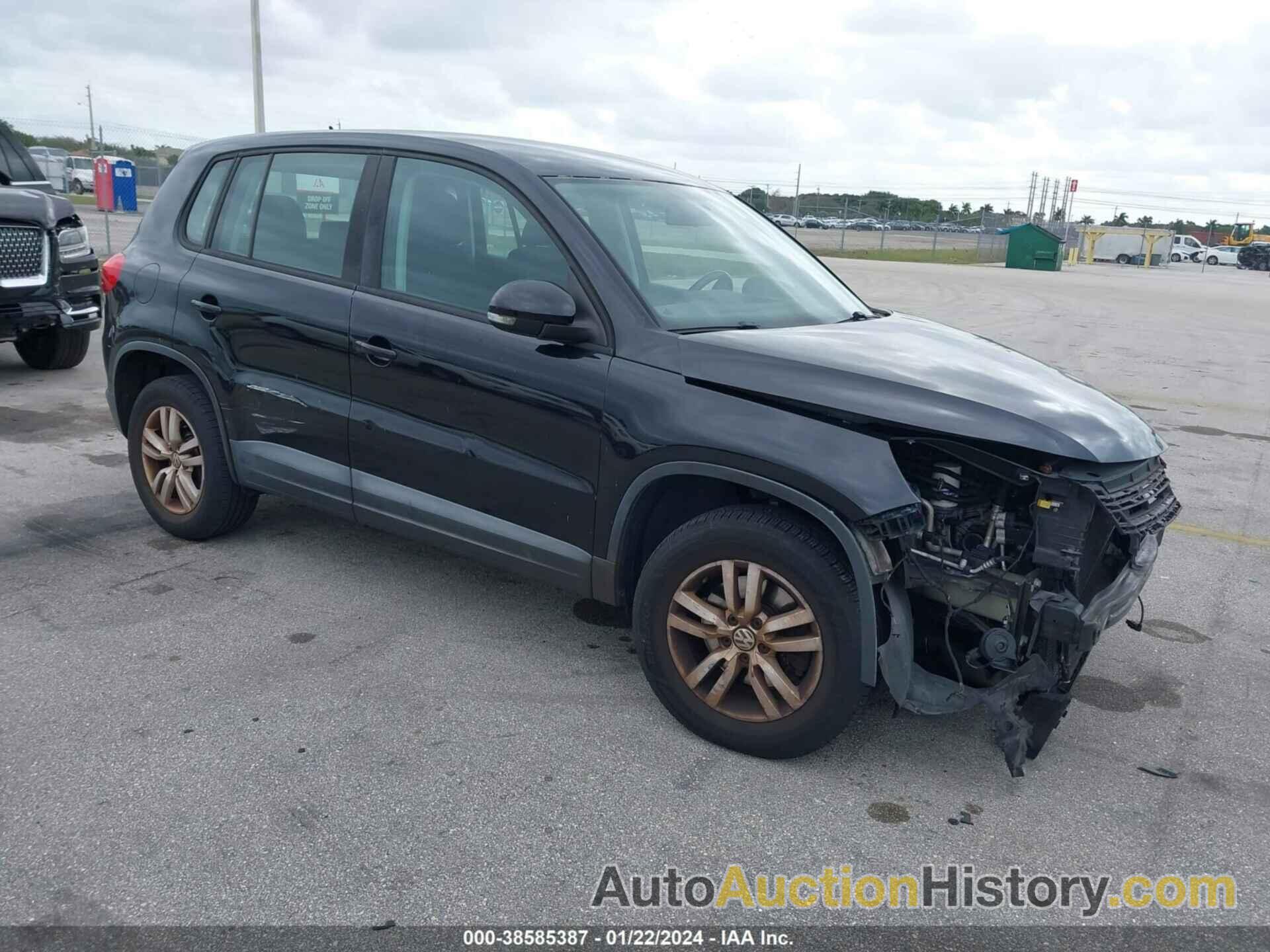 VOLKSWAGEN TIGUAN S, WVGAV3AX1DW565892