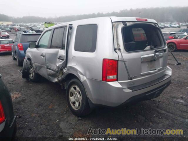 HONDA PILOT LX, 5FNYF4H21CB016454