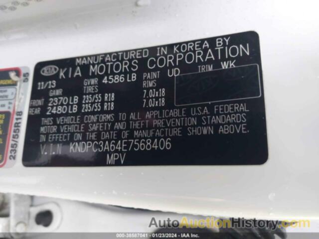 KIA SPORTAGE SX, KNDPC3A64E7568406