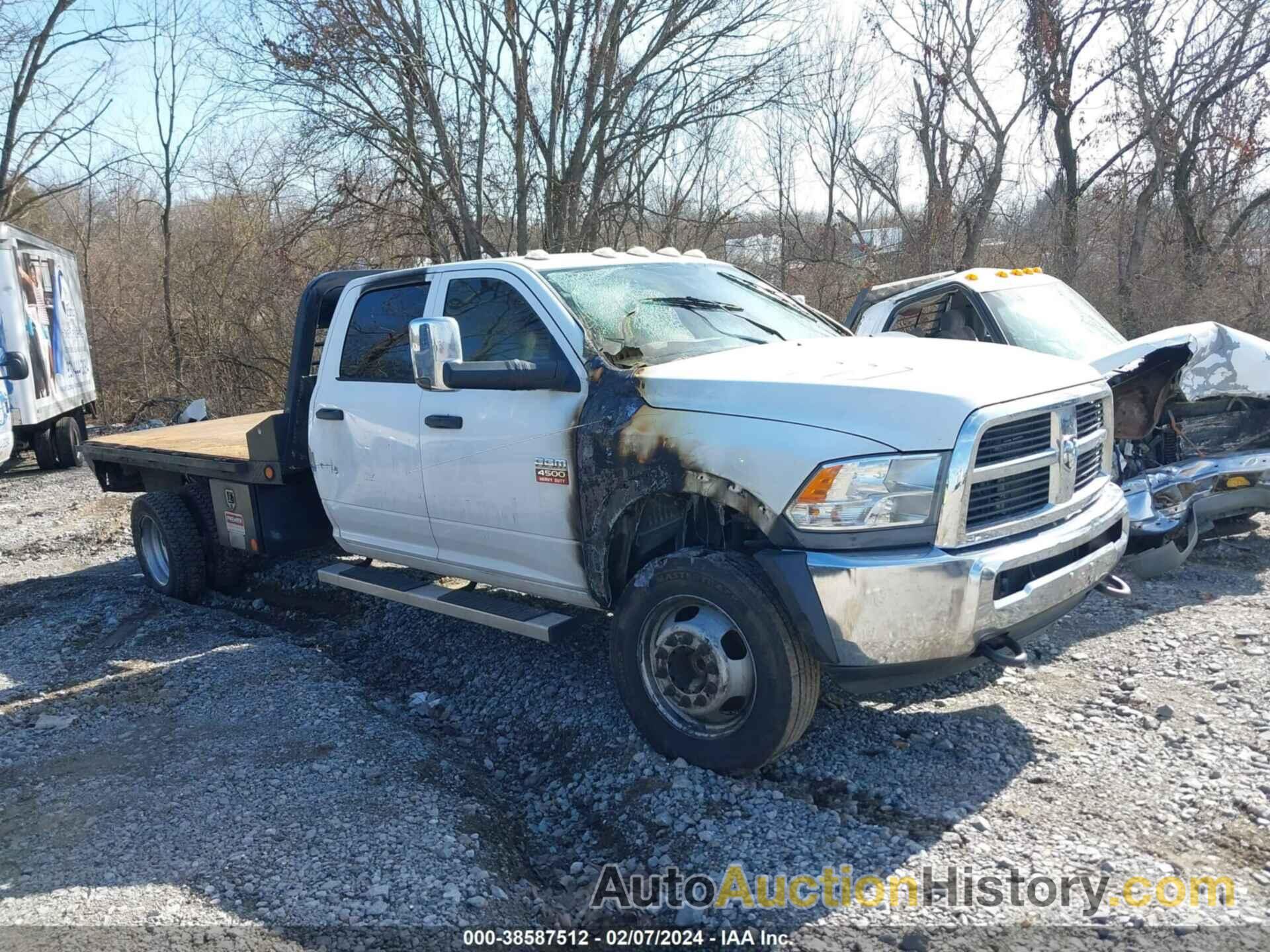 RAM 4500 CHASSIS ST/SLT/LARAMIE, 3C7WDLFLXCG340213