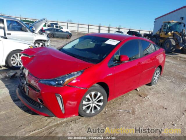 TOYOTA PRIUS XLE, JTDL9RFU8K3010312