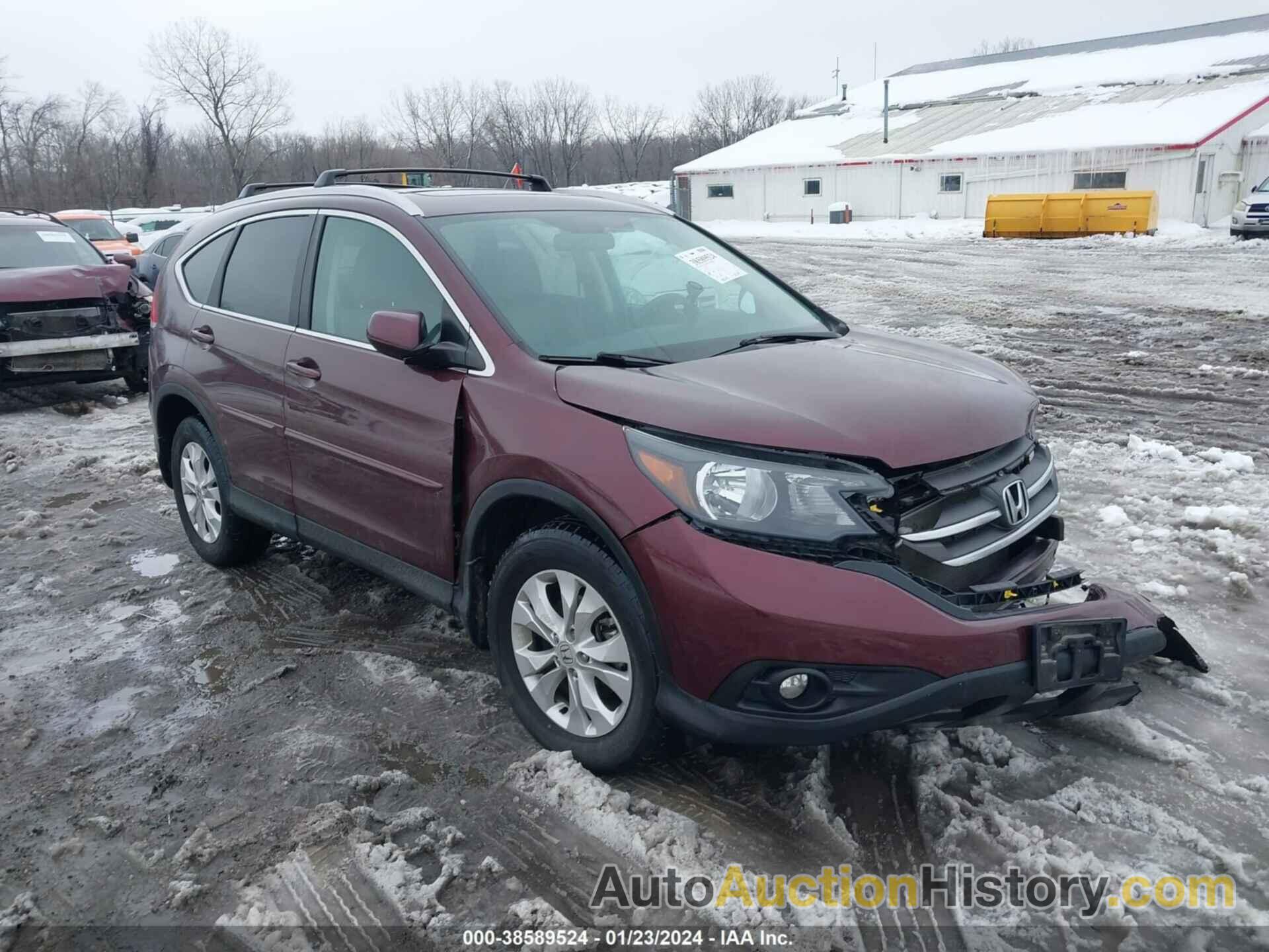 HONDA CR-V EX-L, 5J6RM4H70EL024271