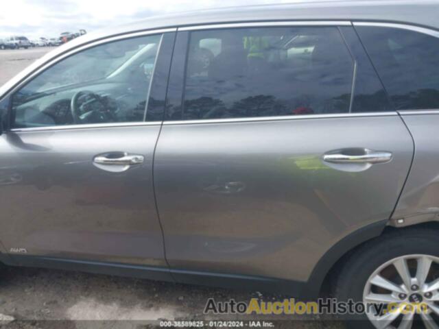 KIA SORENTO 3.3L LX, 5XYPGDA58KG479518