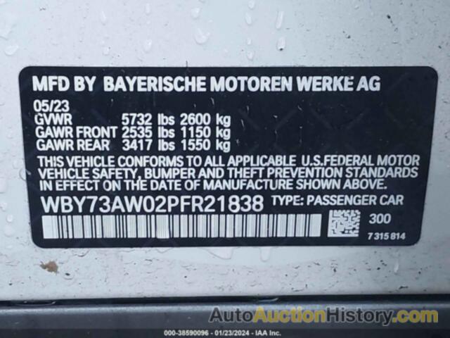 BMW I4 EDRIVE40, WBY73AW02PFR21838