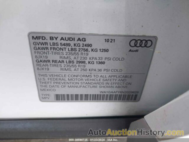 AUDI Q5 PREMIUM 45 TFSI S LINE QUATTRO S TRONIC, WA1GAAFY6N2029829