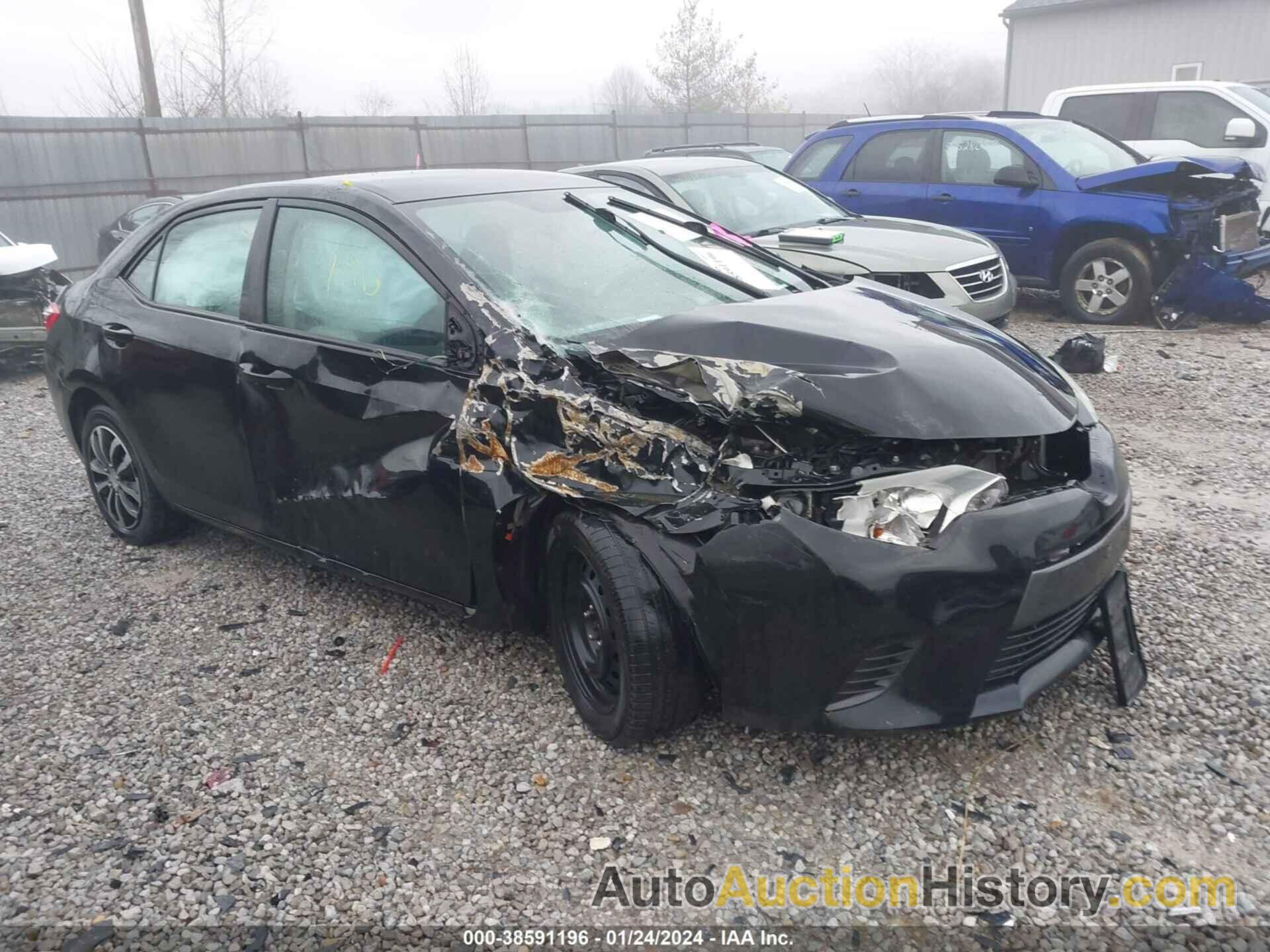 TOYOTA COROLLA LE, 2T1BURHE1FC285646