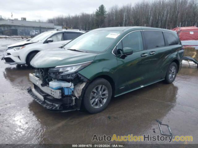 TOYOTA SIENNA XLE, 5TDYRKEC6MS023700