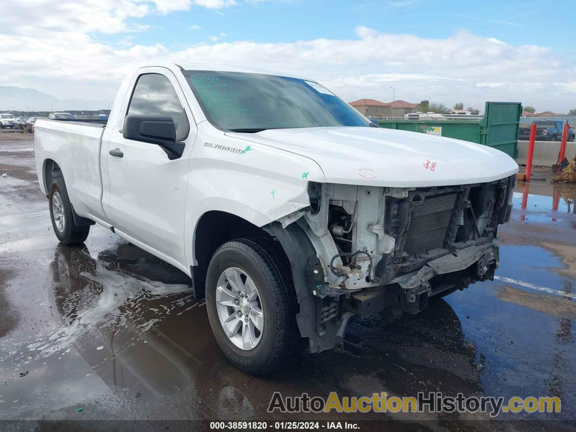 CHEVROLET SILVERADO 1500 2WD REGULAR CAB LONG BED WT, 3GCNWAEF6LG292597