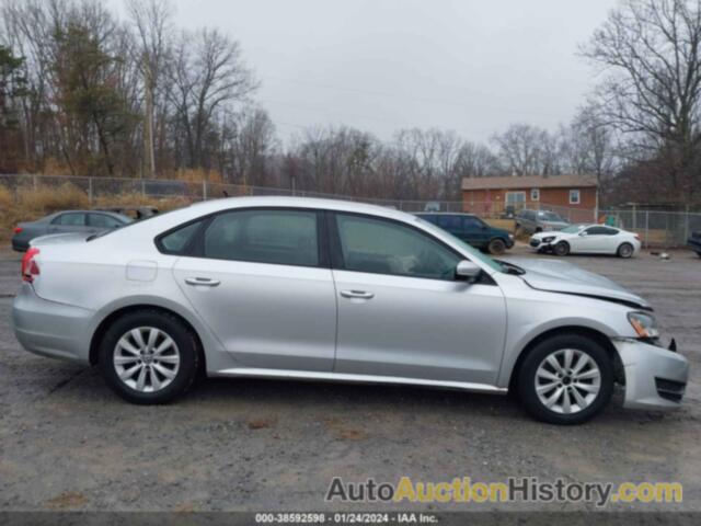 VOLKSWAGEN PASSAT 2.5L S, 1VWAH7A3XDC039954