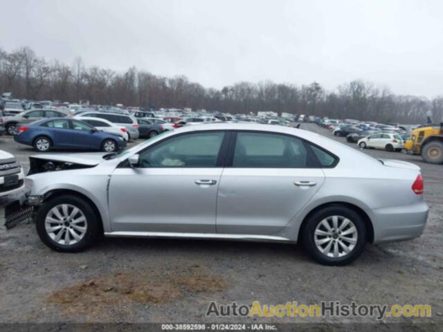 VOLKSWAGEN PASSAT 2.5L S, 1VWAH7A3XDC039954