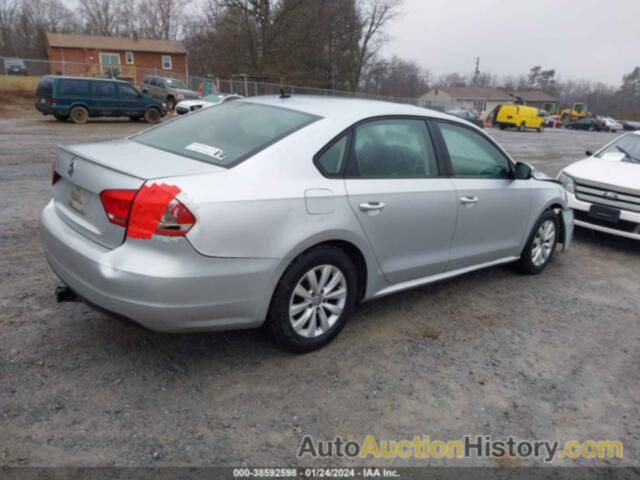 VOLKSWAGEN PASSAT 2.5L S, 1VWAH7A3XDC039954