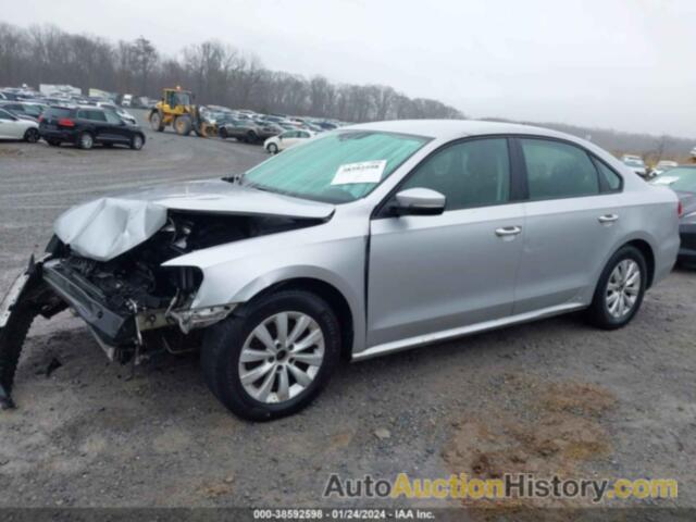 VOLKSWAGEN PASSAT 2.5L S, 1VWAH7A3XDC039954